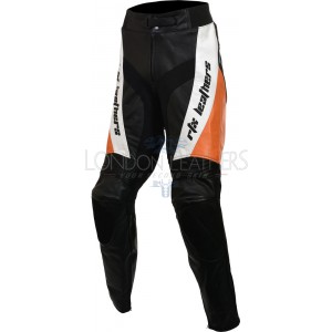 SALE - RTX Violator Orange Black Biker Trouser - M